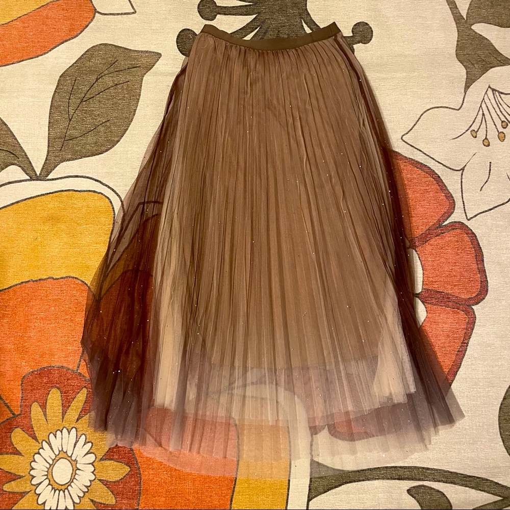 Tulle Midi Skirt